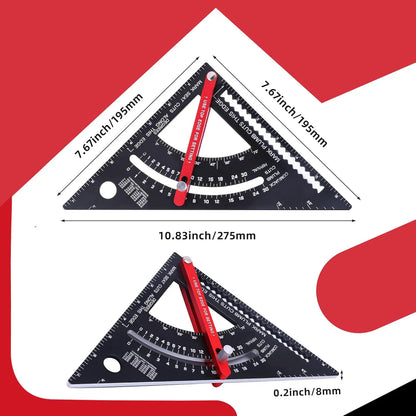Adjustable Angle Carpenter Ruler