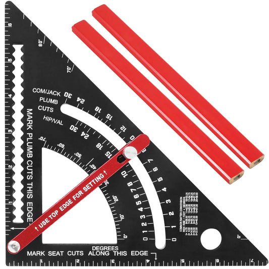 Adjustable Angle Carpenter Ruler